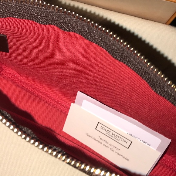 LOUIS VUITTON MINI POCHETTE ACCESSOIRES DAMIER - Picture 4 of 5